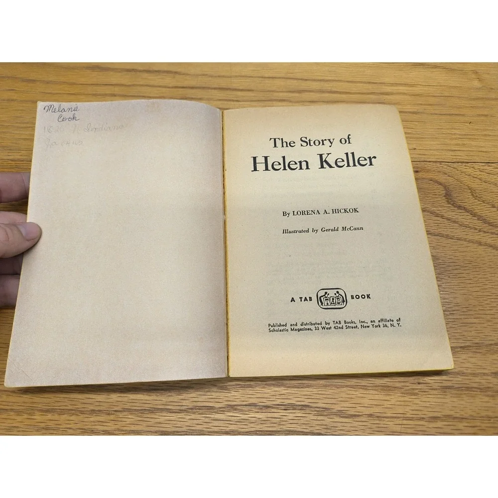 The Story Of Helen Keller‎ Lorena A Hickok 1961 Scholastic Paperback